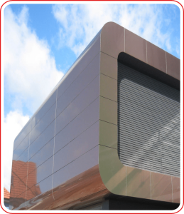 Composite façade cladding